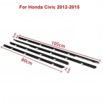 Honda Civic 2006- jaoks Aknaklaasi Ilmastikuriba V&auml;lisklaasi Tihendusriba Tihenduskummid Aken Veekindel Klaasitihend For 2012-2015