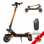 Kukirin G3 Pro Dual Motor Electric Scooter 2400W 52V 23.4Ah, 65km/h 10 Off-Road Tires, Hydraulic Suspension & Oil Brakes Foldable E-Scooter G3Pro+Handlebar Bag must
