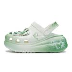Crocs Crush Clog 811 valmistatud Xiaodie Zangchun Freshness liblikasauguga kingad Unisex Sama roheline ja valge 43-44