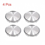 4pcs 63mm Dia 4 Lugs Car Tyre Wheel Center Hub Caps Cover w/ Silver Tone Sticker