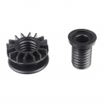 OEM 2038800130 Front Bumper Bracket Auto Parts tallation Black Black Color Non-deformation Placement On Vehicle