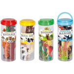 BigBuy Fun Lot de 12 animaux sauvages 1 pi&egrave;ce