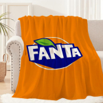 Naljakas F-Fanta logo tekk, pl&uuml;&uuml;sist, diivanimatt elutuppa, soe kontorisse, magamistuppa, s&uuml;nnip&auml;evaks, koju, reisimiseks, laste kingitused 80x60in