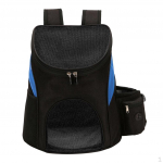 Breathable Pet Carrier Backpack, Heavy-duty cat and dog Bubble, for 3kg/6kg Small Animals Blue Black S_32x30x25cm