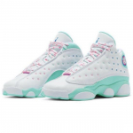 Air Jordan 13 Retro Mid Aurora Green 439358-100 EU 36 valge