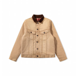 RRL Tormijakk: Vintagepesu Kootud Sea Island Cotton Ruuduline Tepitud Denim &Uuml;ler&otilde;ivad Double Extra Large khaki