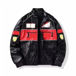 F1 V&otilde;idus&otilde;idu PU Nahast Tikitud Jakk - Meeste Trendikas Mootorratta & Pesapalli Stiil 4XL