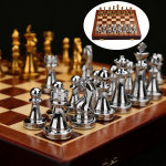 30cm keskaegne malekomplekt malelaud 32 t&uuml;kki lauam&auml;ngu figuurikomplektid Szachy Checker Gold Silver