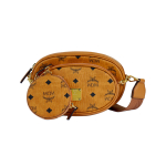 MCM Monogrammiprint Multifunktsionaalne Nahast ja L&otilde;uendist Kolm-&uuml;hes Crossbody Kott Naiste kotid Pruun Konjak MWRBSSE01CO001 Basic Set (Bag+Dust Bag)