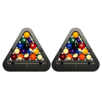 1/2 tk Piljardirest Professionaalne Kolmnurkne Rombooniline Piljardilaua Pallihoidja Universaalne 8/9 Palli Positsioneerimisrest Piljarditarvikud 2pcs A gray