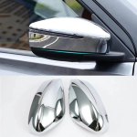 For Nissan Kicks 2016 17 18 19 Car Side Door Rearview Mirror Decoration rearview Anti-chafing strip Cover Trim Accessories ABS chrome B black