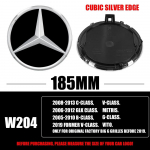 3D 185MM 205MM Esiv&otilde;re T&auml;helogo Embleem M&auml;rk Autotarvikud Mercedes-Benz C/B/E Klassi W206 W253 W213 GLC GLE V Klassi jaoks