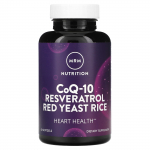 MRM Nutrition, CoQ-10 Resveratrol Punane p&auml;rm, 60 pehmet kapslit