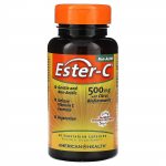 American Health, Ester-C, 500 mg, 60 k&ouml;&ouml;giviljakapslit