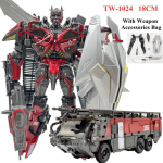 UUS BAIWEI 18CM Transformatsioonim&auml;nguasjad TW-1024 KO SS Filmikangelane V&auml;rvitud Anime Tegevuskuju Autode Mudel Laste Kingitus TW-1032 black