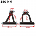 1 Komplekt 170mm/150mm Esivedrustuse kiikhoob &Uuml;lemine/Alumine A-hoob DIY jaoks Hiina 50cc-125cc ATV Go-kart Buggy Quad Bike Lisatarvikud 150mm