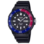 CASIO kvartsmehhanismiga kummirihmaga k&auml;ekell Meeste kellad Must sihverplaat MRW-230H-1E2V Black Dial