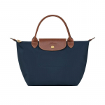 Longchamp L&uuml;hikeste k&auml;epidemetega T&otilde;mblukuga ja kl&otilde;pspandlaga Kandekott Naiste k&auml;ekotid Tumesinine 1621089P68 Basic Set (Bag)