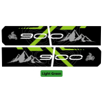 POSFIRA Mootorratta svingi kleebised Vin&uuml;&uuml;lkleebised Kawasaki Z900 Z 900/SE   2024 2025 2017-2026 Tarvikud Z900-White gray