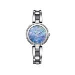 CITIZEN Eco Drive Ecology Drive Kollektsioon 50m Veekindel Valgusj&otilde;ul t&ouml;&ouml;tav Kvartsmehhanism Roostevabast Terasest Rihm EM0801-85N Blue Dial
