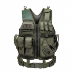 S&otilde;jaline Taktikaline Vest Camouflage Mustriga V&auml;liseikluseks ja Laskespordiks Green