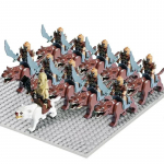 Keskaegne deemoniriik Warg Varg Orkid S&otilde;dur VS Uruk-hai Azog Figuurid Loov s&otilde;jarats Elevant Metssea Hunt DIY Tellistest M&auml;nguasjad Lastele
