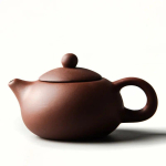 Kung Fu tee komplekt Teekann Kodune lilla savipott Teekann Puhtalt k&auml;sitsi valmistatud valge portselanist teekann Keraamiline veekeetja 220ml 150ml Purple Clay 09