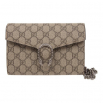 Gucci Dionysus GG Supreme Keti ja Rihmaga Beež Eebenipuu L&otilde;uend H&otilde;bedane Kett Crossbody Sidurikott Naistele &Otilde;htupidu Igap&auml;evane S&otilde;it 401231-KHNSN-8698 Gift Set(Basic Set+Box+Shopping Bag)