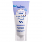 Coppertone Every Tone N&auml;o p&auml;ikesekaitsekreem, n&auml;htamatu viimistlus, SPF 55, kerge segu l&auml;bipaistvast p&auml;ikesekaitsekreemist k  igi nahatoonidele, 2 fl untsi tu
