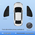 BMW X2 Auto Akna P&auml;ikesekate - Soojusisolatsioon, P&auml;ikesekaitse, Privaatsus, Telkimise Visiir, L&auml;bipaistmatu