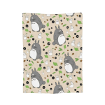 Susuwatari Tahmatillud M-Mononoked Tekid Fliisist Kogu Hooajaks Aways Printsessilik &Uuml;limalt Soojad Visketekid Voodi Magamistoa jaoks 150x180cm