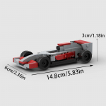 MOC Racing City Car ehituskomplekt - Loovad garaažim&auml;nguasjad - Ideaalne kingitus laste s&uuml;nnip&auml;evadeks ja j&otilde;uludeks