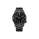 CITIZEN Eco-Drive Seeria Veekindel 100 Meetrit Roostevabast Terasest Korpus P&auml;ikeseenergia Kvarts Terasest Rihm Meeste K&auml;ekell Must Tihvik BM7555-83E must