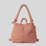 Vabaajalikud nailonrahakotid ja k&auml;ekotid Tepitud naiste &otilde;lakott Cott Polsterdatud seljakott T&otilde;mbetraadiga kandekotid naistele Shopper Sidur 34x10x30cm must