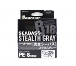 Seaguar PE Line R18 Seabass 200m Suurus 1,5 27lb Stealth Grey (8320) hall v&auml;rv