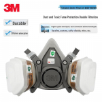 3M 6200+6001 7-osaline gaasimaski komplekt One Size