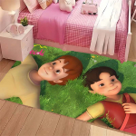 Heidi T&uuml;druk Alpidest Prinditud Ala Vaip Libisemiskindel Pehme P&otilde;randamatt Laste Magamistuppa Elutuppa Kodu Kaunistus Kingitus 80x120cm( 31x47in)