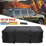 9 t&uuml;&uuml;pi suur auto katusetelk Reisihoiustamine Veekindel kaubakandja Veekindel kaubakohver Reisekott Korv Auto katus A 145x80x45cm 400D