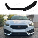 Maxton stiilis ABS esipamperi lipspoileri splitter difuusor Seat Cupra Leon MK4 2021-2024 Pre-Facelift kerekomplektidele Tuning Gloss Black