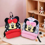 Disney seljakott Minnie koolikott Laste multikakujuline lasteaia koolikott Kawaii roosa seljakott Kingitus lastele 2pcs black