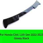 Honda Civic 11. p&otilde;lvkonna luukp&auml;ra 2022 2023 autotarvikud tagumise akna katuse tiiva spoileri liist Glossy Black