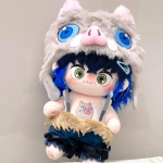 20cm Uus Demon Slayer: Kimetsu No Yaiba, Inosuke Kubihira, Puuvillanukk, Armas Multikakujuline Palusnukk, Anime Lisatoode Kingitus