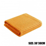 Autopesu r&auml;tik Klaasipuhastus Vee kuivatamine Mikrofliis Akna puhastuslapp Autode detailit&ouml;&ouml; Vahvelkude K&ouml;&ouml;ki Vanni Kodu Kontorisse 1pcs Yellow 38x38cm