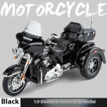 1:9 Harley Davidson TRI GLIDE ULTRA Luksuslik Kolmerattaline Jalgratas Sulamist Valatud Mudelmootorratas Heli ja Valgusega Puhkusekingitused Poisis&otilde;brale black