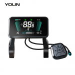 Originaal Uus YOLIN Ebike YL81F-H 3,5-tolline v&auml;rviline VA t&auml;isekraan IP66 Veekindel tarvikud Elektrilisele jalgrattale must