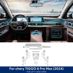 TPU Kaitsekile Chery Tiggo 7 Pro 2021-2025 Salongi Kriimustusvastane L&auml;bipaistev Kleebis For 8Pro Max LHD must
