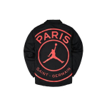 Jordan &times; PSG LOGO treenerijakk, Jordan &times; Paris Saint Germain jakid meestele, must rev&auml;&auml;r, m&otilde;&otilde;dukas, muud BQ4213-011 L