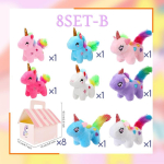 8-36 komplekti &uuml;kssarviku pehmed m&auml;nguasjad Adopt Me &uuml;kssarviku pl&uuml;&uuml;s peo meened s&uuml;nnip&auml;evakingitused majaga t&uuml;drukutele pink