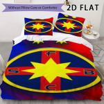 fcsb steaua Muster Voodipesu tekkikomplekt tekikate padjap&uuml;&uuml;r Kodu kaunistus S&uuml;nnip&auml;evakingitus (1 * tekikott + 2 * padjap&uuml;&uuml;ri ilma s&uuml;damikuta) 135x200cm