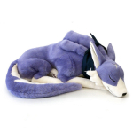 Armas Monster Hunter Rise Palamute pehmem&auml;nguasi Pehme kohev hiiglaslik magav koer t&auml;istopitud loom diivanvoodi kodu kaunistus s&uuml;nnip&auml;evakingitused 60cm gray